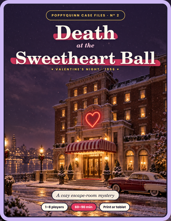 Death at the Sweetheart Ball cover